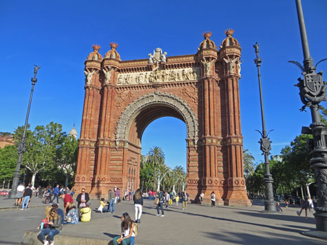 Arc de Triomf, Barcelona Spain